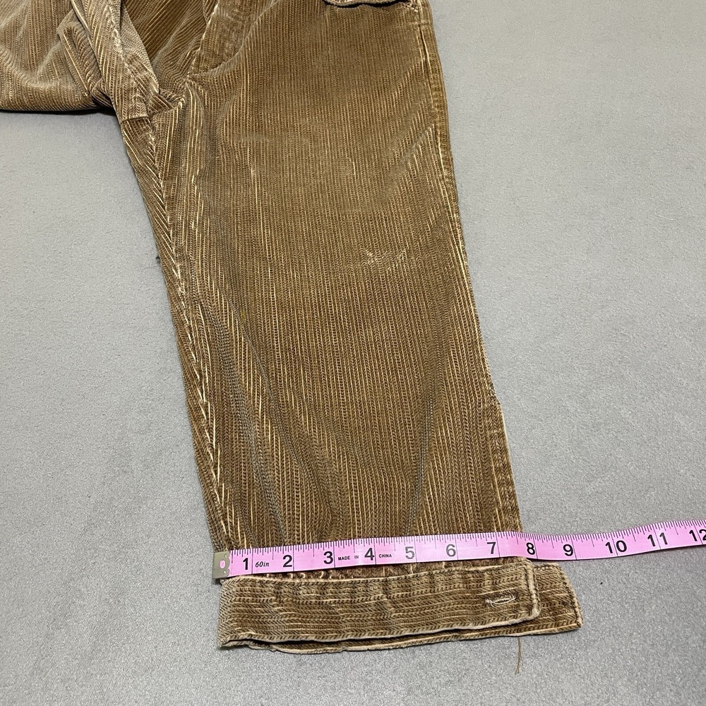 Vtg Womens Corduroy Pants Knickers Tan Cropped Equestrian Talon Zipper Sz 11 - Picture 11 of 16
